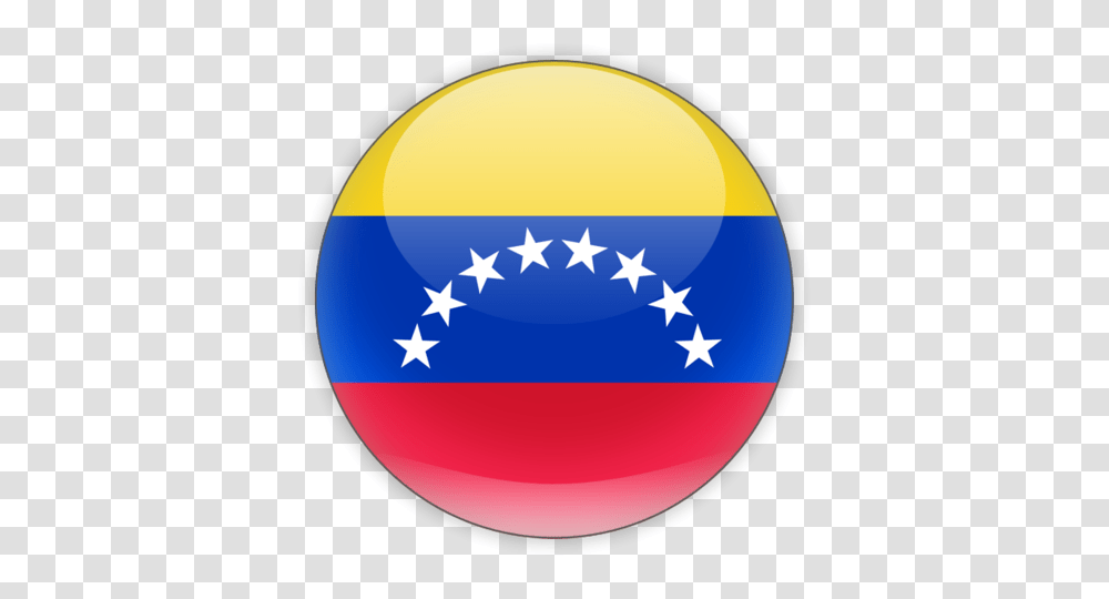 Round Icon Illustration Of Flag Of Venezuela, Sphere, Balloon, Outdoors Transparent Png