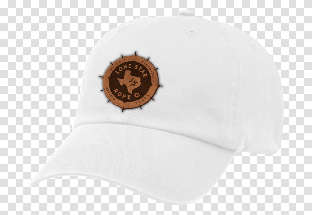 Round Leather Patch White Baseball Cap, Apparel, Hat, Wristwatch Transparent Png