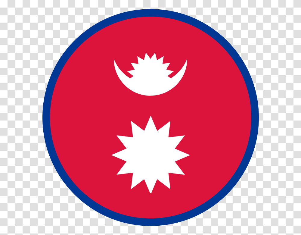 Round Nepal Flag Vexillology, Leaf, Plant, First Aid Transparent Png