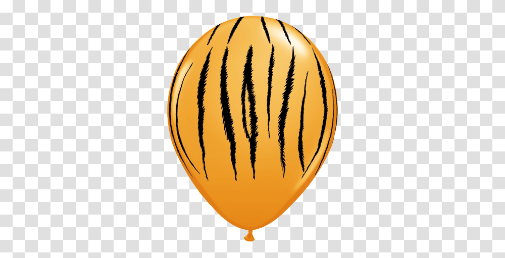 Round Orange White Zebra Tiger Stripes Assorted, Ball, Plant, Tennis Ball, Sport Transparent Png