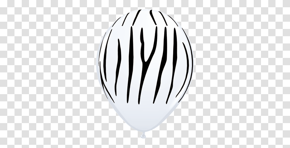 Round Orange White Zebra Tiger Stripes Assorted, Ball, Hand, Balloon Transparent Png