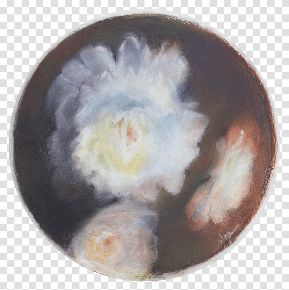 Round Peony Unframed Visual Arts, Bowl, Ornament, Moon, Nature Transparent Png