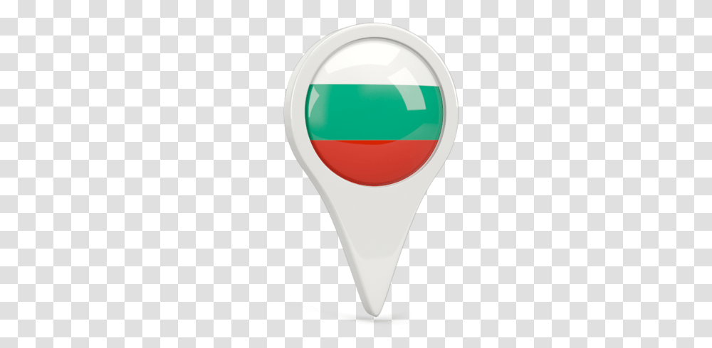 Round Pin Icon Flag Bulgaria Symbol, Light, Tape, Lightbulb, Plectrum Transparent Png