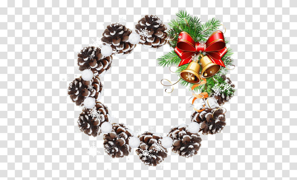 Round Pine Cone Christmas Photo Frame Different Color Of Circles, Graphics, Art, Floral Design, Pattern Transparent Png