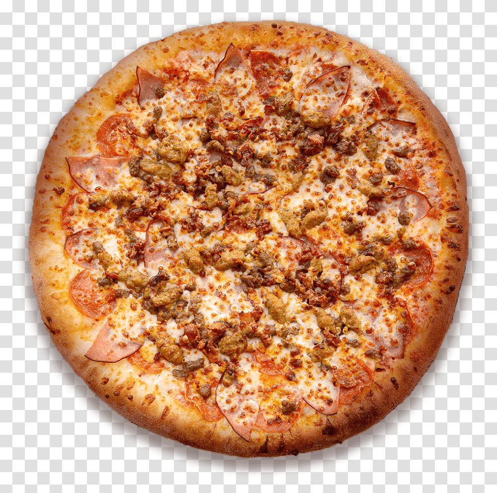 Round Pizza Background, Food, Meal, Dish Transparent Png