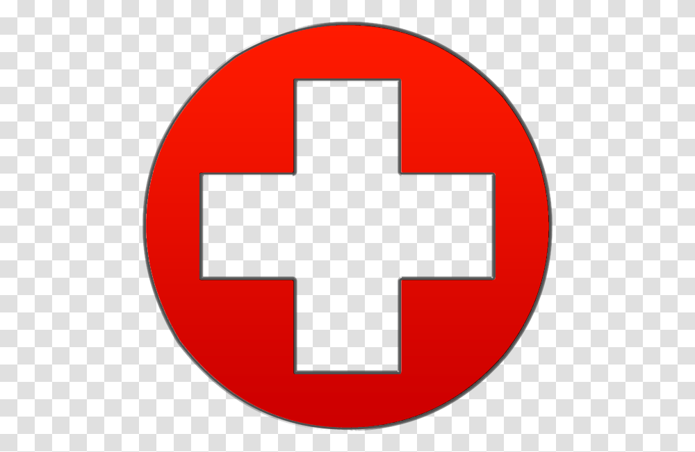 Round Red Cross Symbol Clipart Image Clipart First Aid, Logo, Trademark Transparent Png