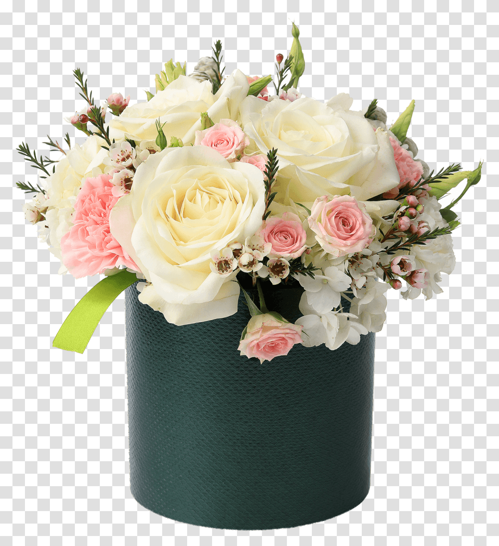 Round Sewed Flower Box With Lid Tube Flower Box Flower Box, Plant, Blossom, Flower Bouquet, Flower Arrangement Transparent Png