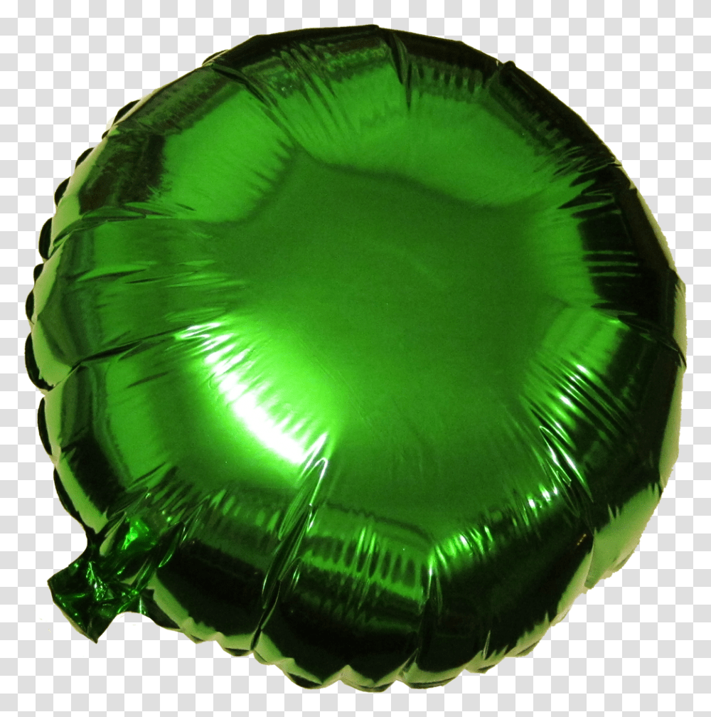 Round Shape Balloon Inflatable, Sphere, Green, Crystal, Gemstone Transparent Png