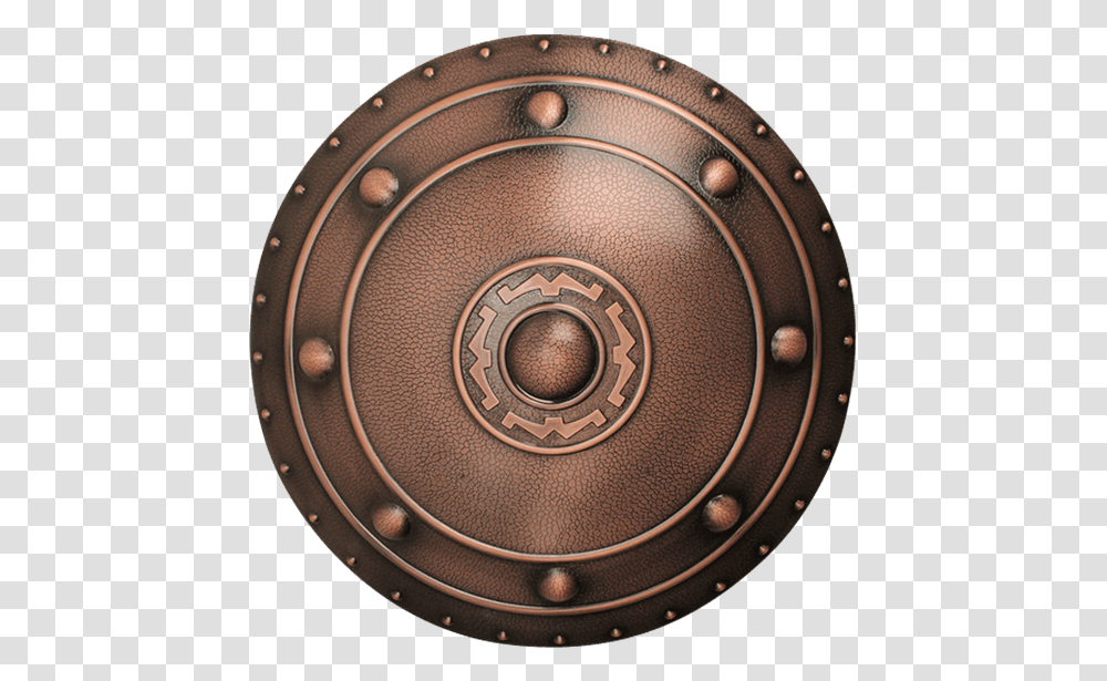 Round Shield Medieval Shield Round, Armor, Bronze, Wristwatch, Clock Tower Transparent Png