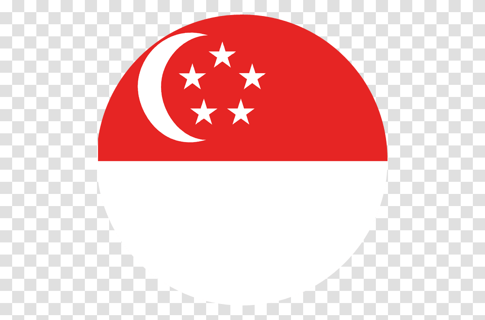 Round Singapore Flag Icon, First Aid, Star Symbol, Logo Transparent Png