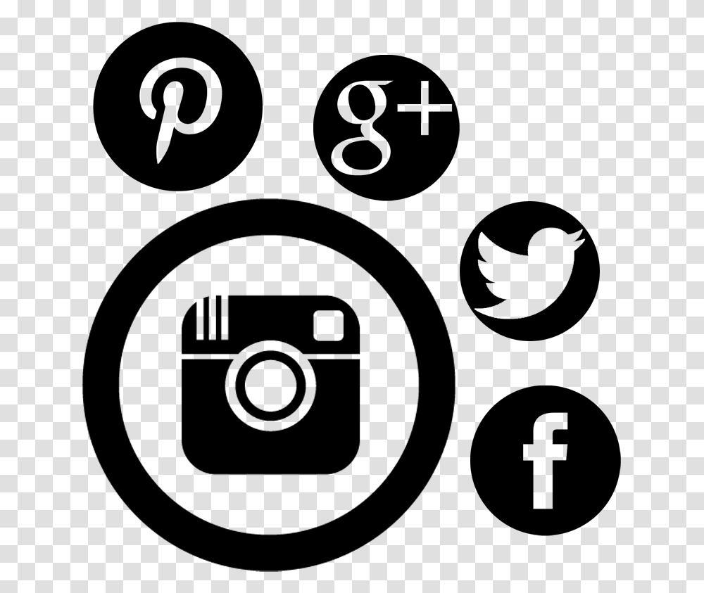 Round Social Media Icon, Cooktop, Indoors, Camera, Electronics Transparent Png