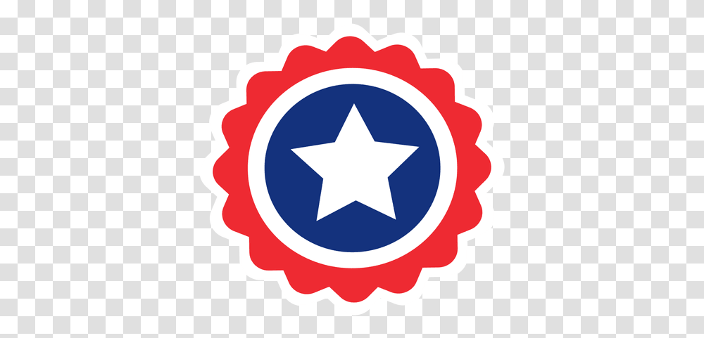 Round Star Usa Flag Label & Svg Vector File Cute Bakery Labels, Symbol, Star Symbol, Logo, Trademark Transparent Png