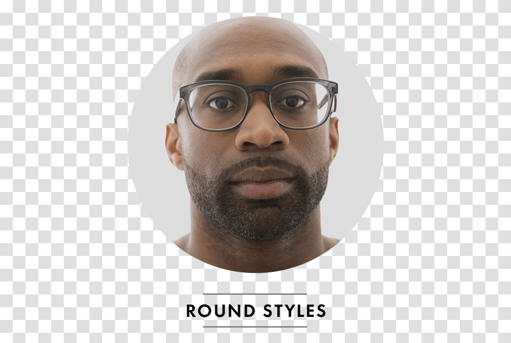 Round Styles Types Of Beard Shave, Glasses, Accessories, Accessory, Person Transparent Png