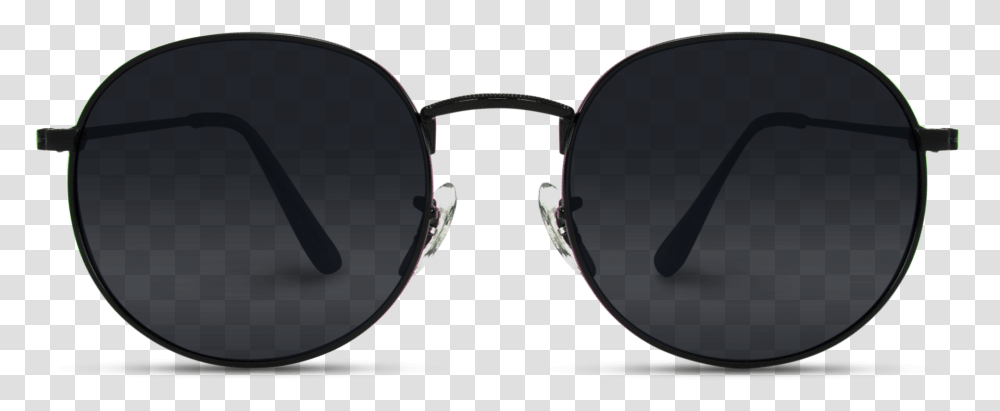 Round Sunglasses Krewe Tortuga Matte Black, Accessories, Accessory, Goggles Transparent Png