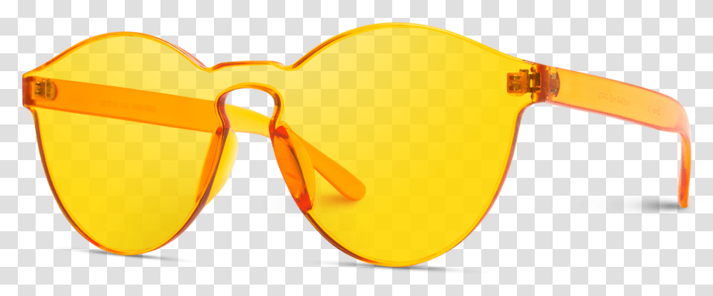 Round Tinted Orange Retro Party Sunglasses Plastic, Accessories, Accessory, Fish, Animal Transparent Png