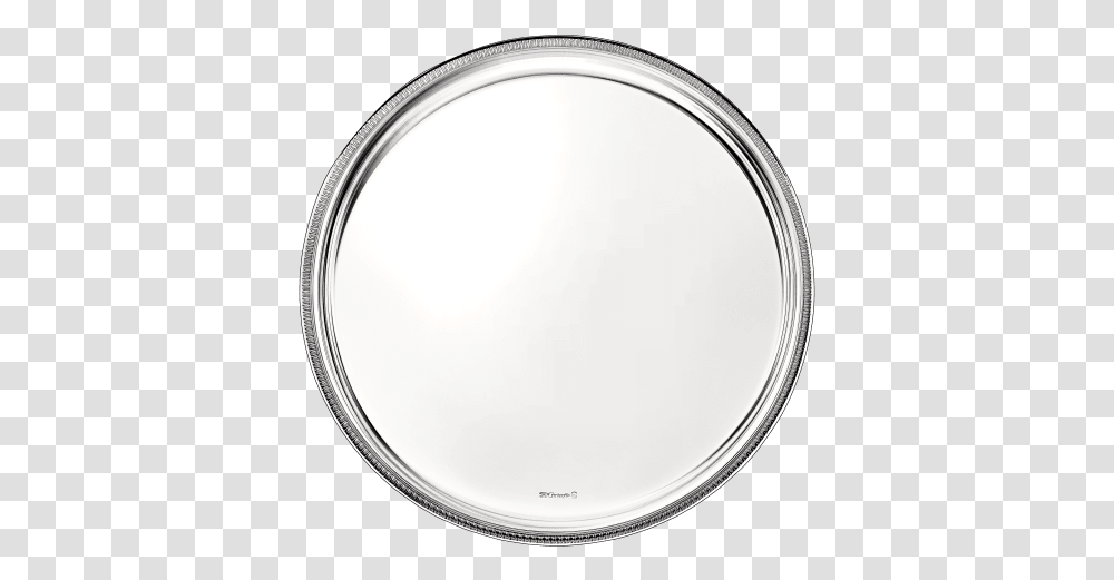 Round Tray 39 Cm Malmaison Silver Plated Circle, Mirror, Dish, Meal, Food Transparent Png