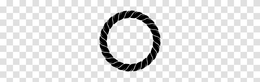 Round Twisted Rope Frame, Gray, World Of Warcraft Transparent Png