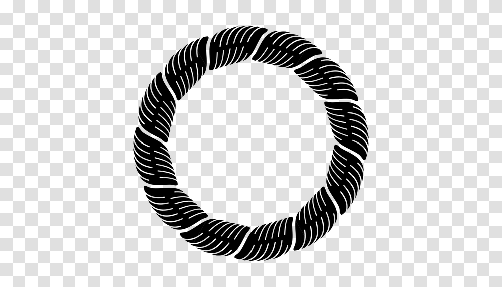 Round Twisted Rope Frame, Gray, World Of Warcraft Transparent Png