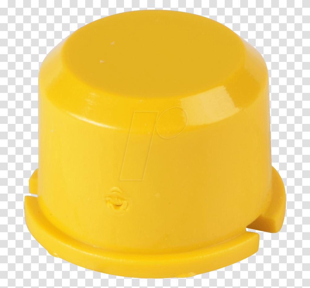 Round Yellow Cap For Button 3f Mec Switches, Apparel, Helmet, Hardhat Transparent Png