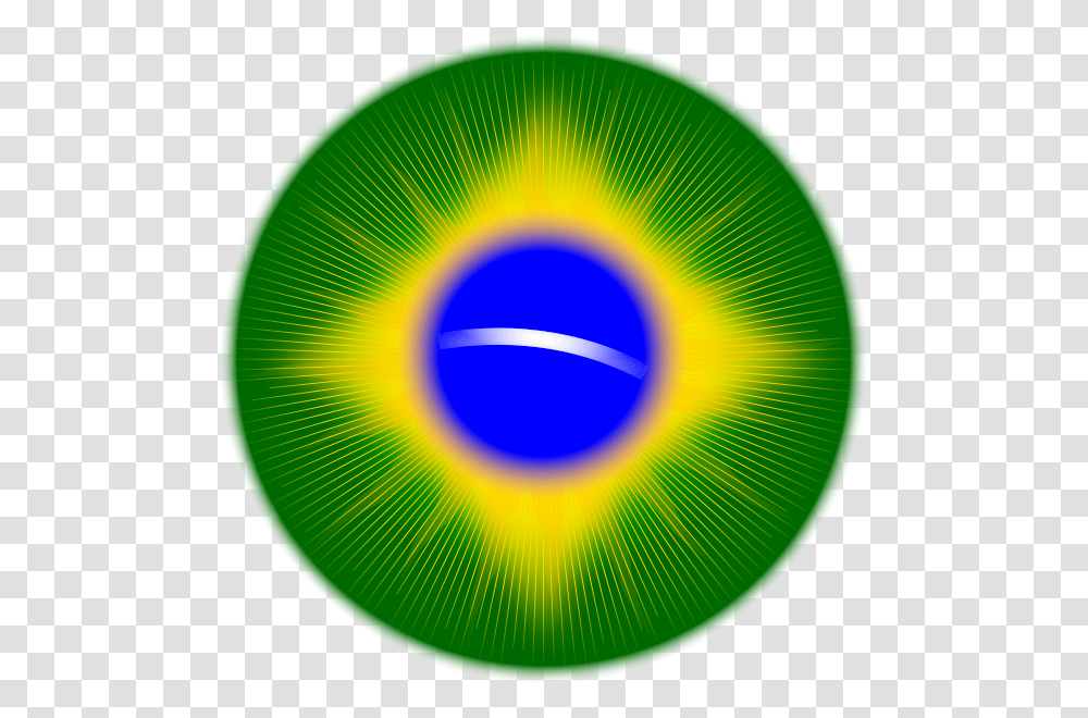 Rounded Brazil Flag Clip Arts For Web, Sphere, Green, Astronomy, Outer Space Transparent Png