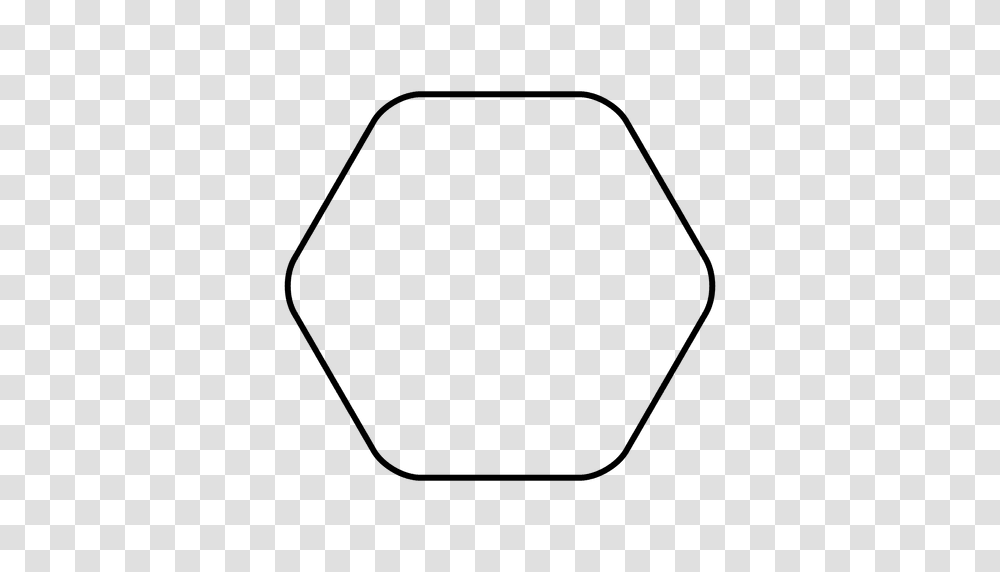 Rounded Hexagon Shape, Bow, Plant, Sign Transparent Png