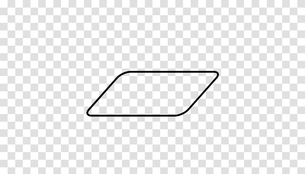 Rounded Parallelogram Shape, Green, Bow, Road Transparent Png