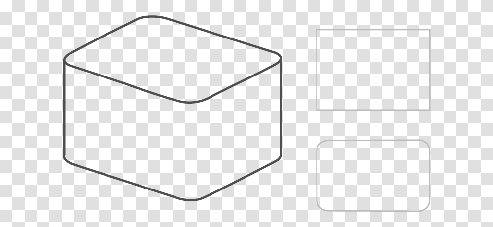 Rounded Rectangle Line Art, Bow, Adapter Transparent Png