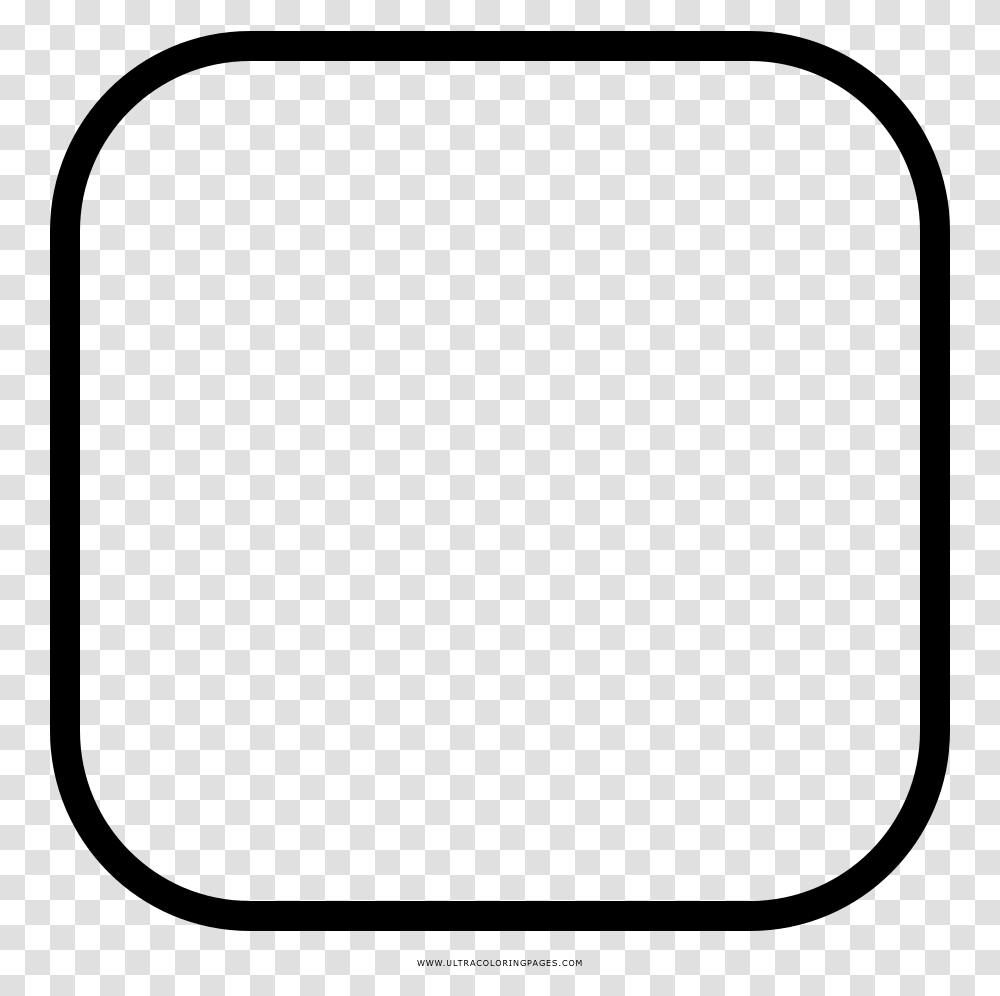 Rounded Square Coloring, Gray, World Of Warcraft Transparent Png