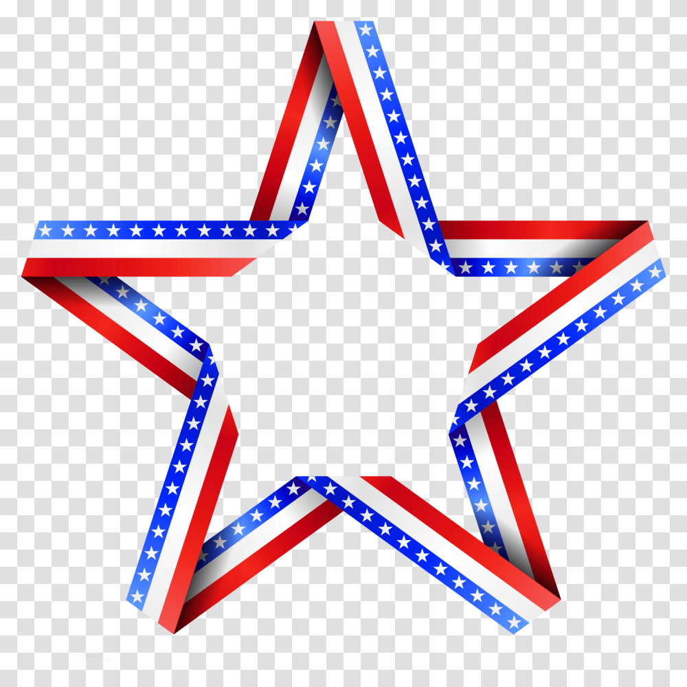 Rounded Star Free Library Files Red White And Blue Star Clipart, Star Symbol, Light, Lighting, Path Transparent Png