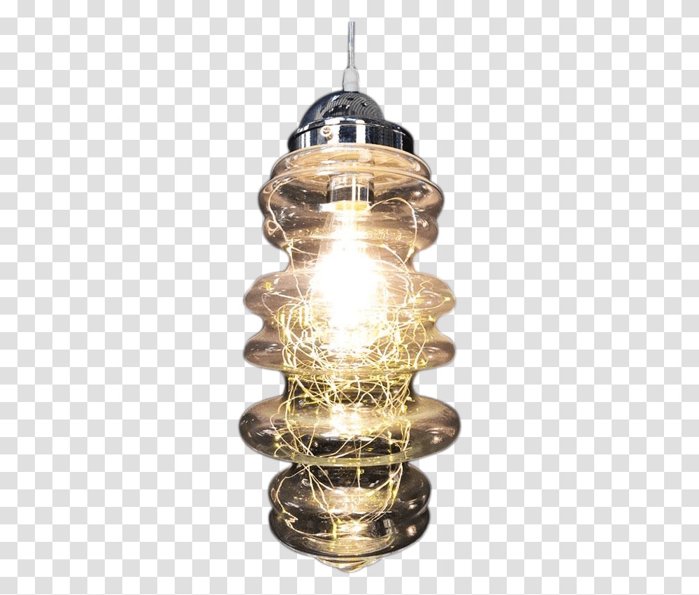 Rounder Adjustable Pendant Light W Fairy String Lights Inside Ceiling Fixture, Lamp, Lightbulb Transparent Png
