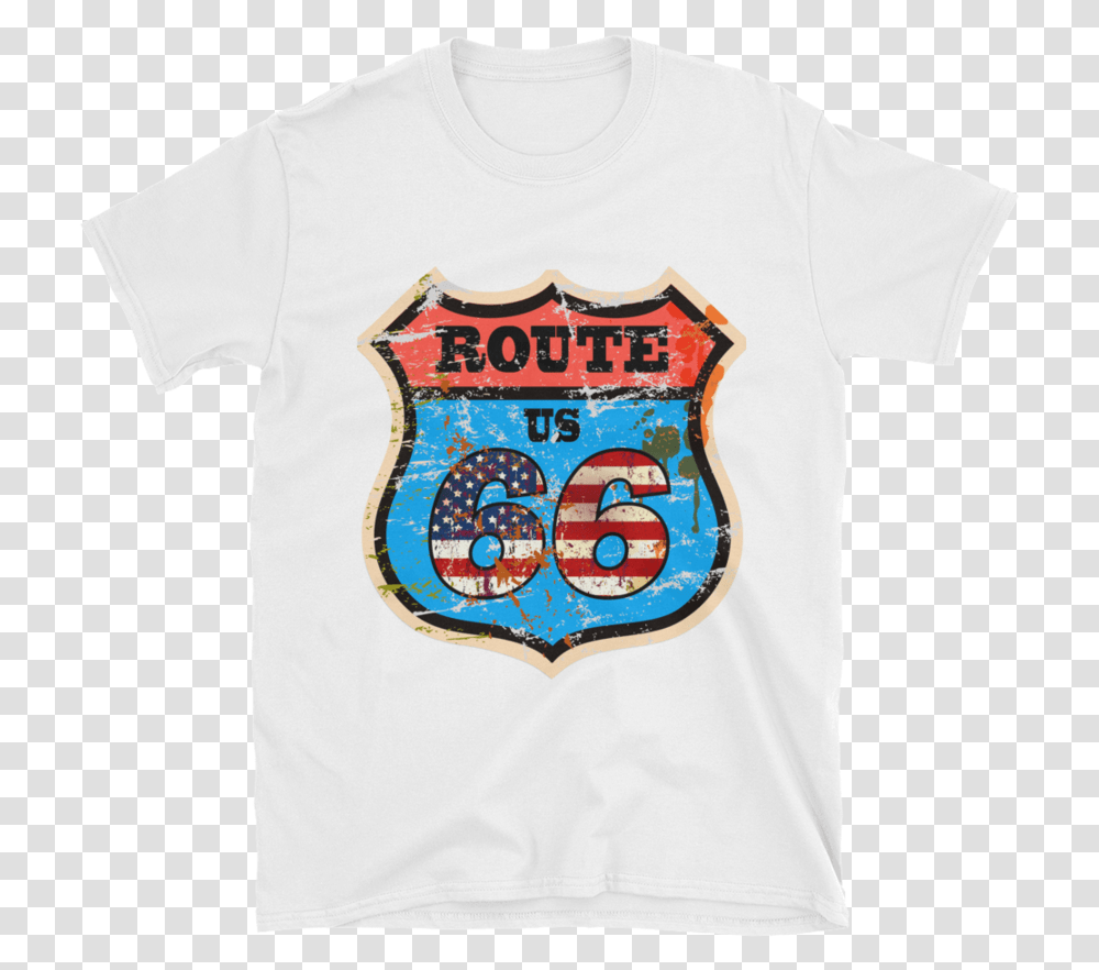 Route 66 Clipart Free, Apparel, T-Shirt, Label Transparent Png