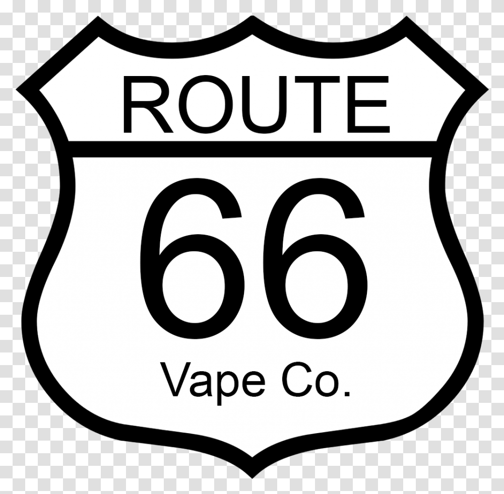 Route 66 Vape Co Route, Number, Logo Transparent Png