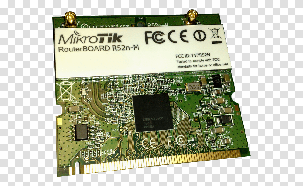 Routerboard R52n M Top View Mikrotik, Computer, Electronics, Computer Hardware, Electronic Chip Transparent Png