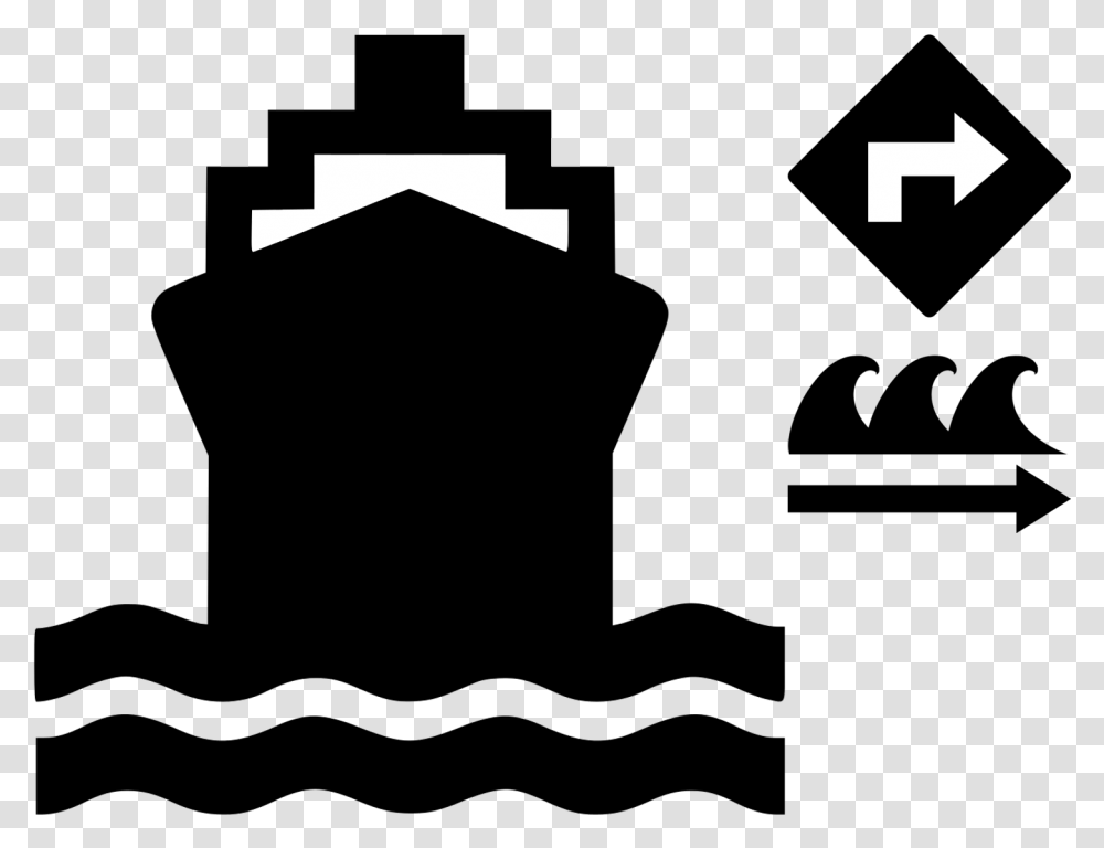 Routing Ships To Exploit Marine Current Propulsion Boat Icon, Cross, Logo Transparent Png