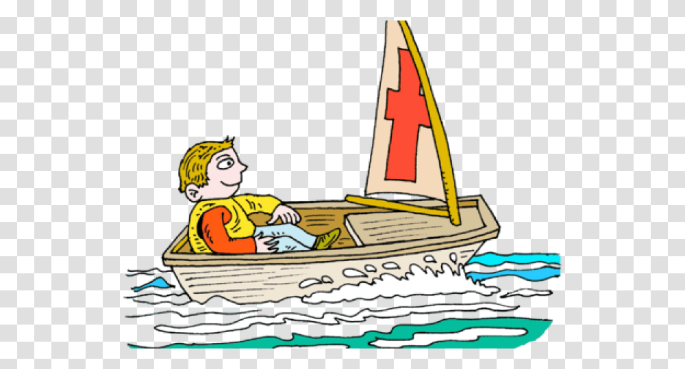Row Boat Sail, Vehicle, Transportation, Watercraft, Vessel Transparent Png