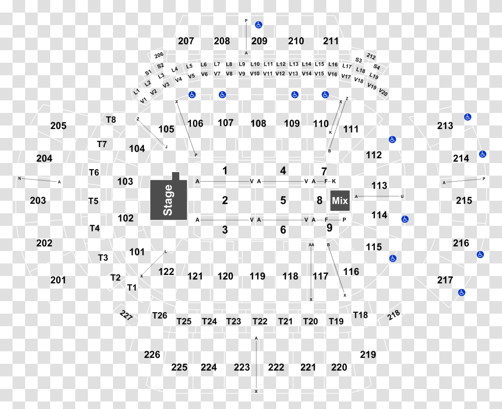 Row Seat Number State Farm Arena Atlanta Seating Chart, Chess, Game, Building, Field Transparent Png