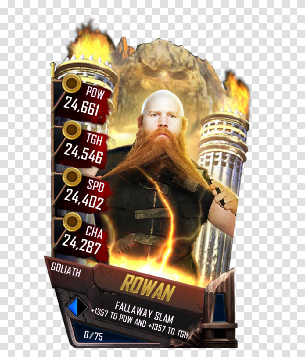 Rowan S4 20 Goliath Wwe Supercard Sasha Banks, Person, Face, Interior Design, Beard Transparent Png