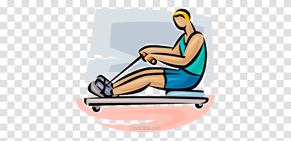 Rowing Machine Royalty Free Vector Clip Art Illustration, Lawn Mower, Tool, Sled, Clothes Iron Transparent Png