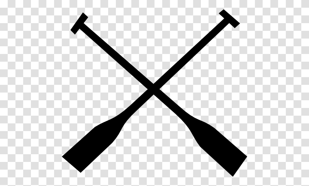 Rowing Panda Free Images Crossed Oars Clipart, Paddle, Shovel, Tool Transparent Png