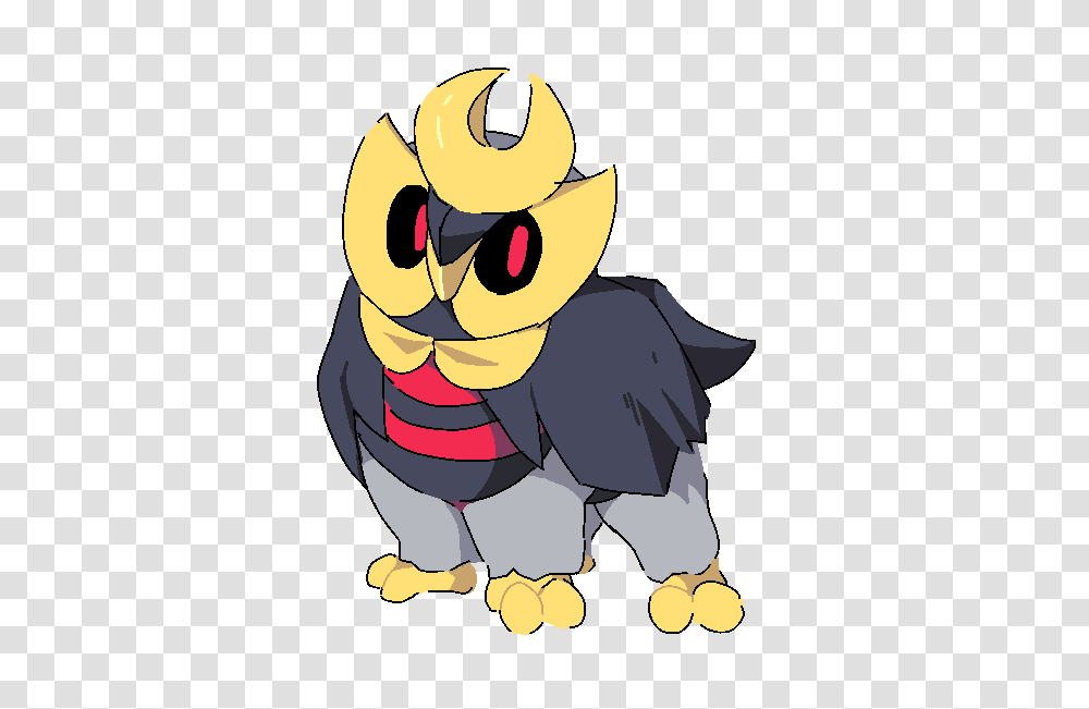 Rowlet And Giratina Fusion Perhaps Please And Thank You Hope, Pac Man, Bird, Animal Transparent Png