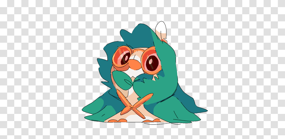 Rowlet Dressed Up As Decidueye Im A Master, Angry Birds, Animal Transparent Png