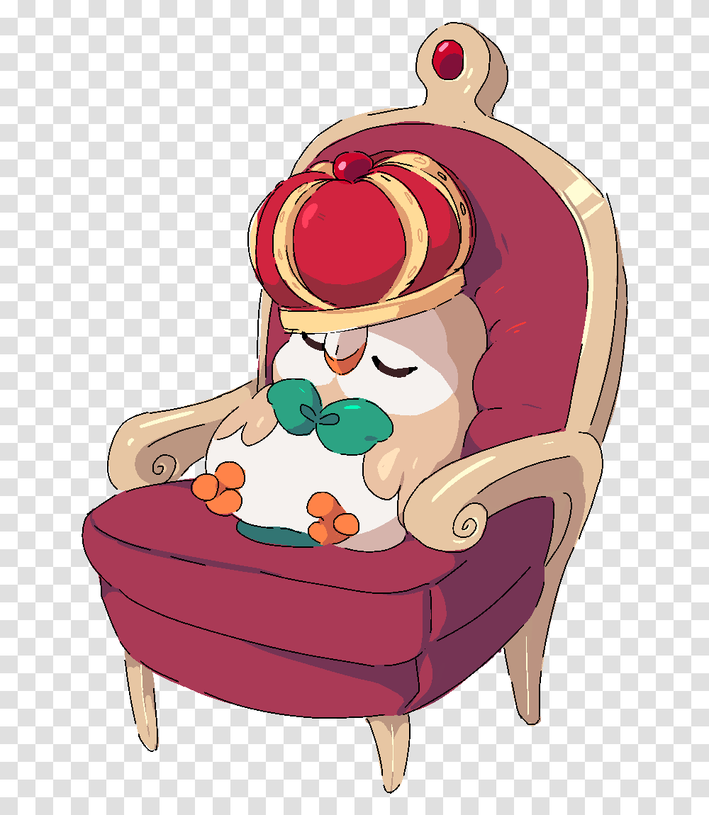 Rowlet In A Chair, Performer, Clown Transparent Png