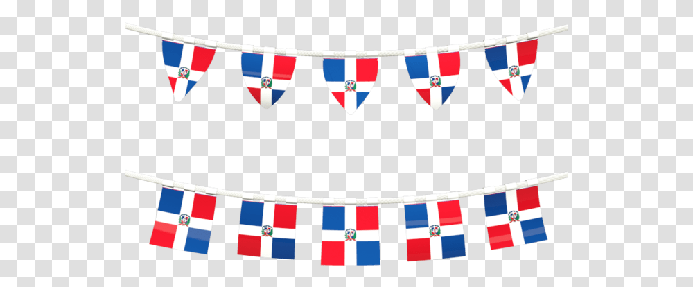 Rows Of Flags Dominican Republic Flag Banner, Drum, Percussion, Musical Instrument, Accessories Transparent Png