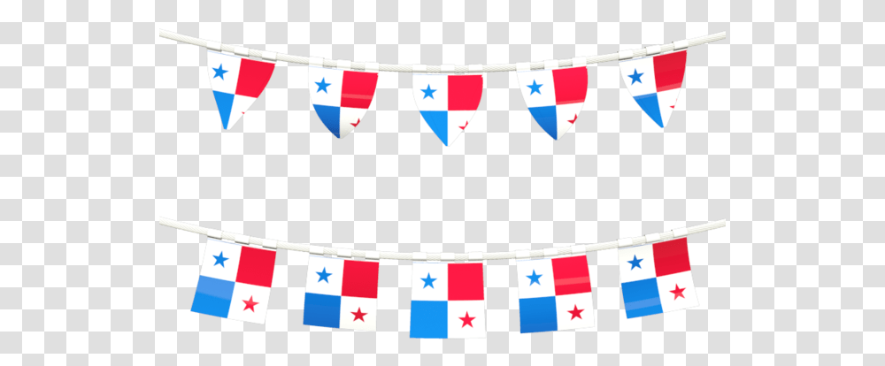 Rows Of Flags Panama Flag Banner Transparent Png