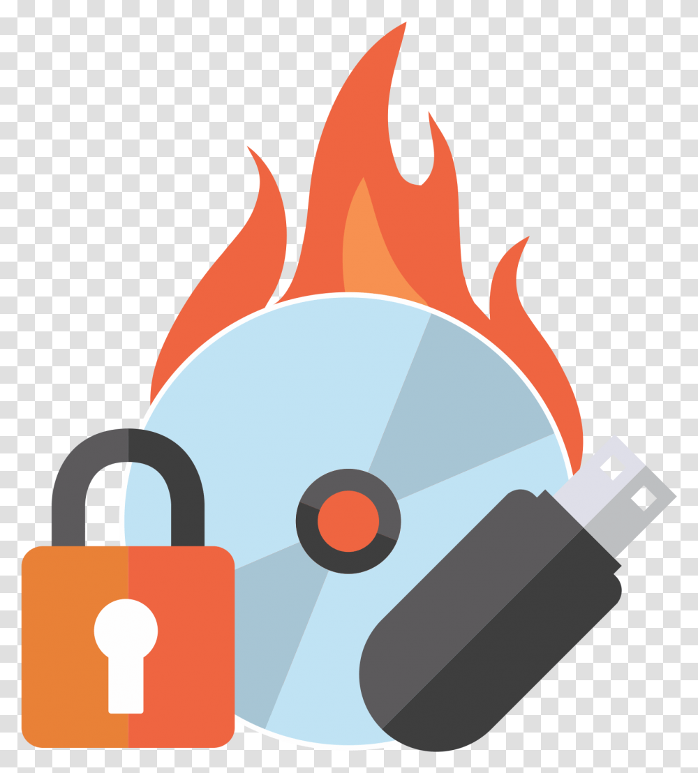 Roxio Secure Burn Roxio Secure Burn 4 Enterprise, Fire, Flame, Security Transparent Png