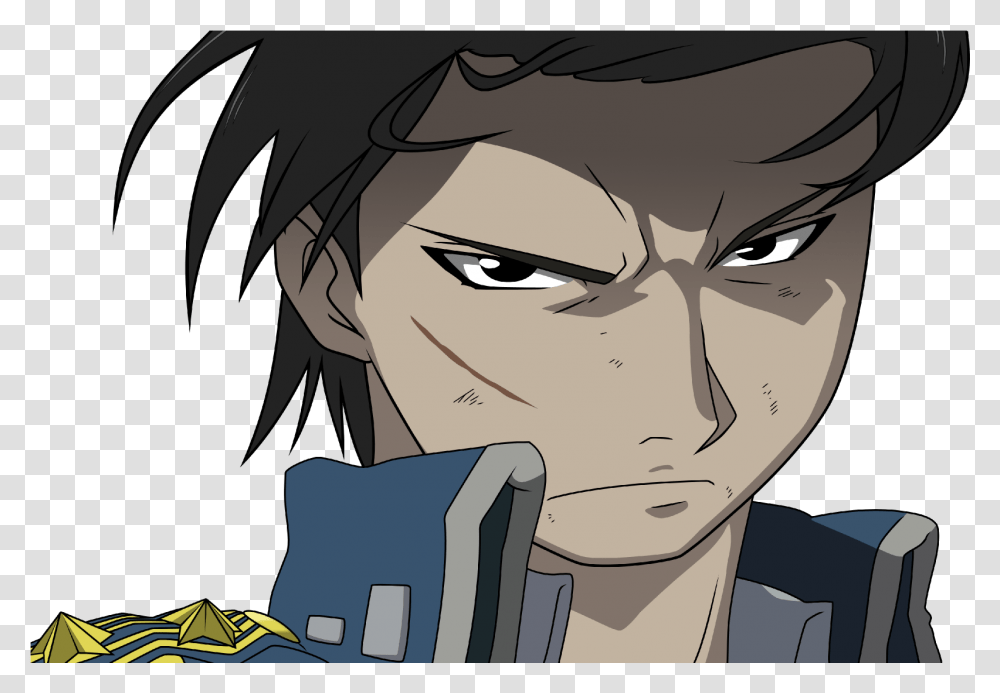 Roy Mustang Angry Download Fullmetal Alchemist Roy Mustang, Book, Comics, Manga, Face Transparent Png