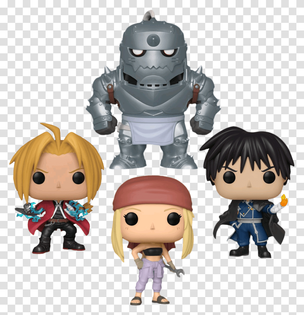 Roy Mustang Funko Pop, Doll, Toy, Robot, Person Transparent Png