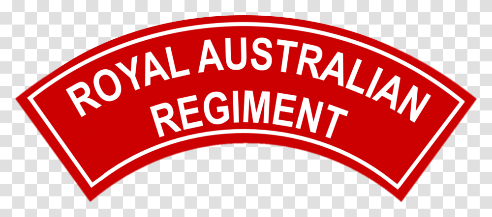 Royal Australian Regiment Battledress Flash Border Circle, Label, Logo Transparent Png