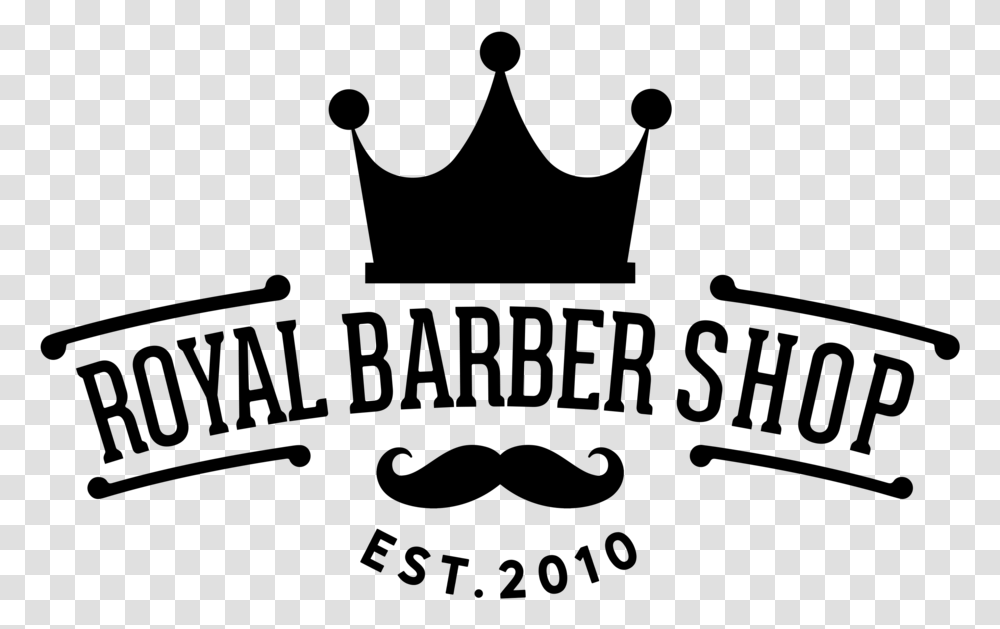 Royal Barber Logo Dollar Beard Club, Gray, World Of Warcraft Transparent Png