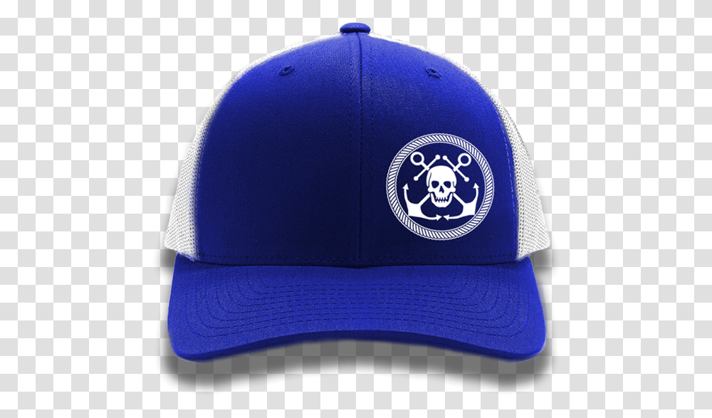 Royal Blue Anchor Amp Skull Flexfit Trucker HatquotClass Baseball Cap, Apparel Transparent Png